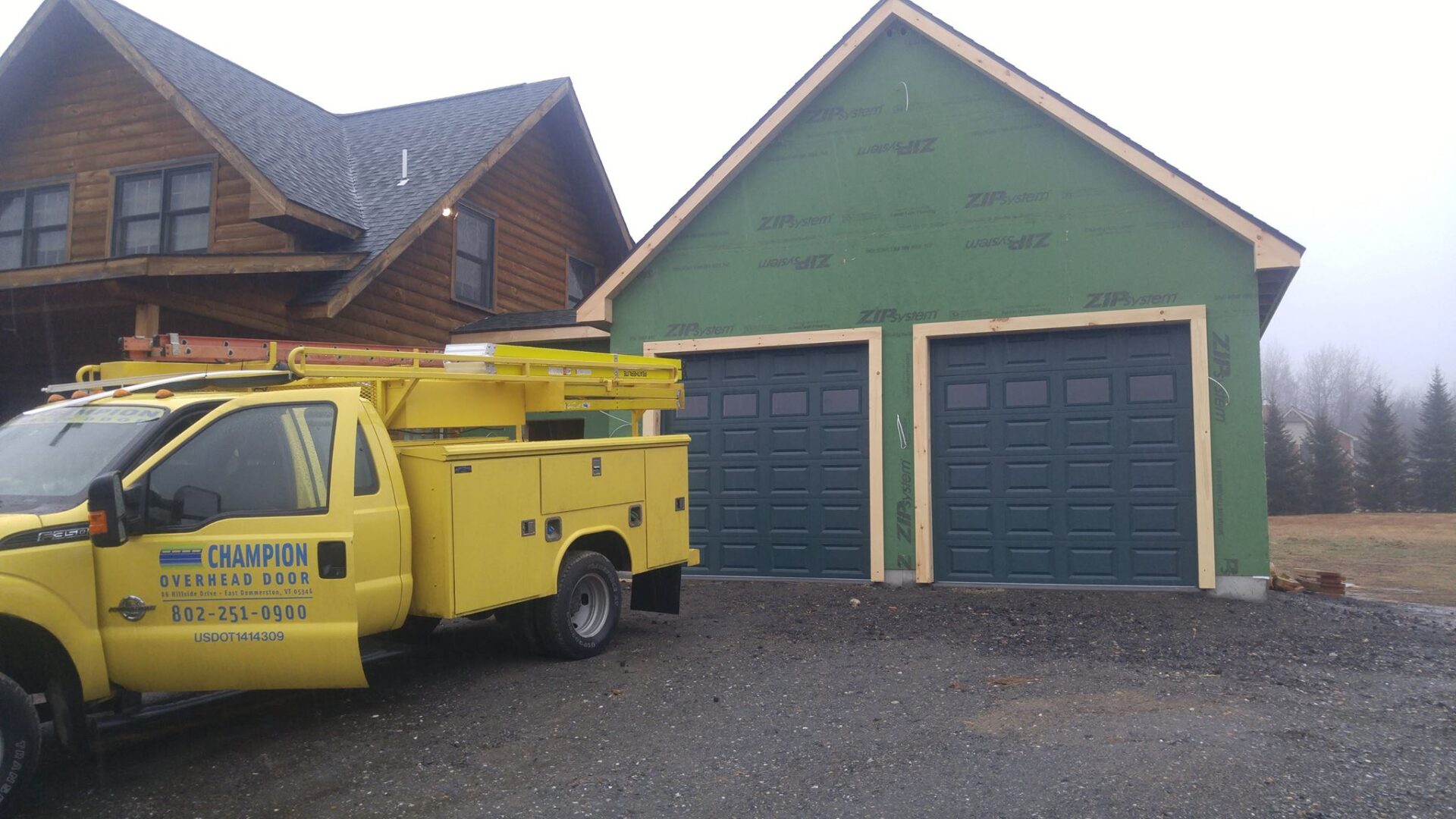 C.H.I. Overhead Doors style 2216 Garage Door Install