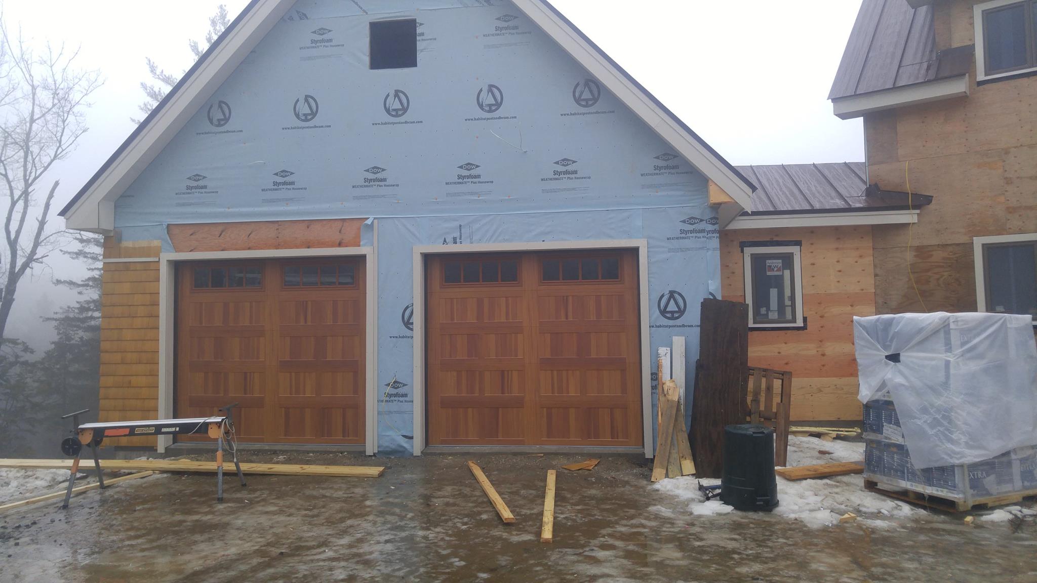 Garage Door Installation on New Construction