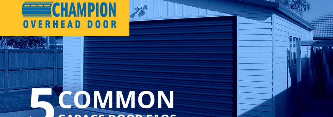 5 common garage door faqs