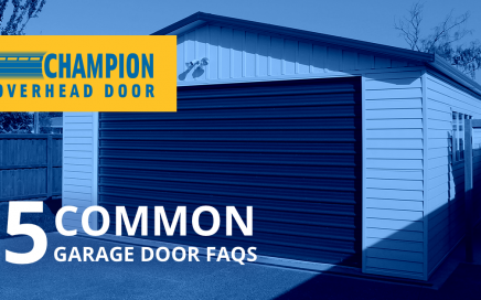5 common garage door faqs