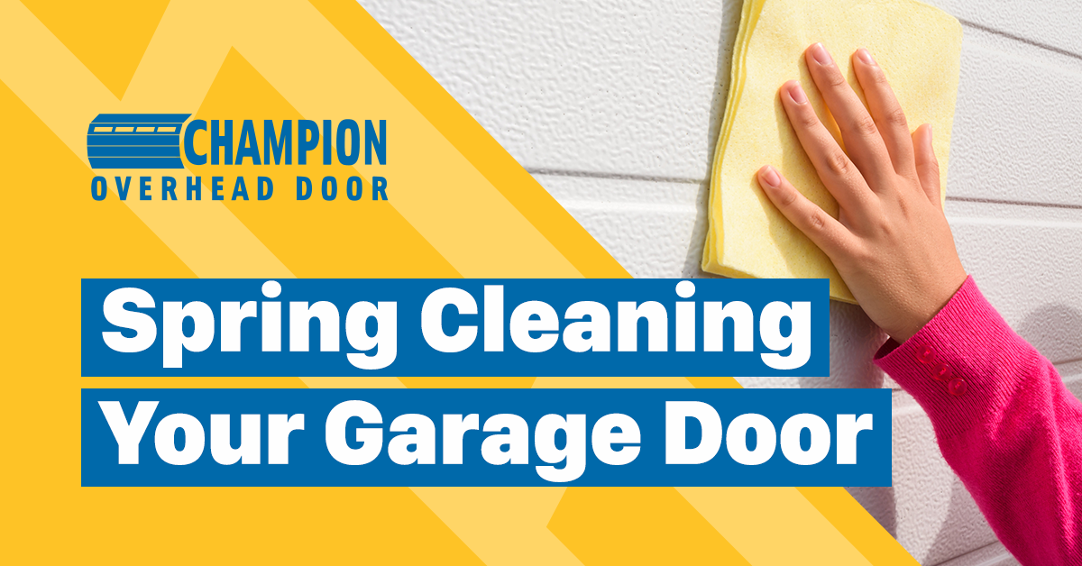 Spring Cleaning Your Garage Door￼