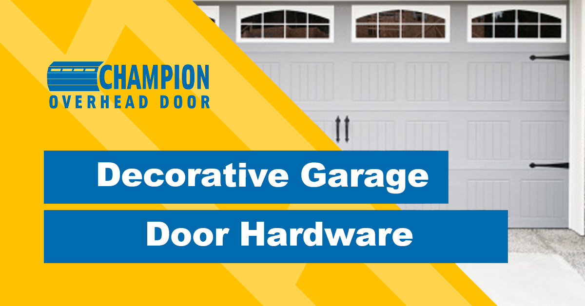 Decorative Garage Door Hardware