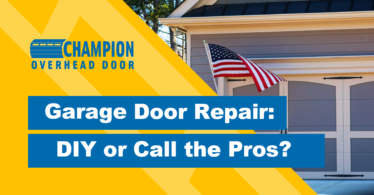 Garage Door Repair: What to DIY and When to Call the Pros