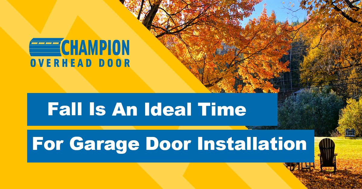 Why Fall is the Perfect Time for Garage Door Installation in New England