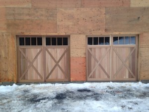 Cedar Faced C.H.I. Garage Doors in Grafton, VT   