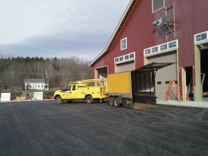 Installing 7 New Commercial Garage Doors in Wilmington, VT   